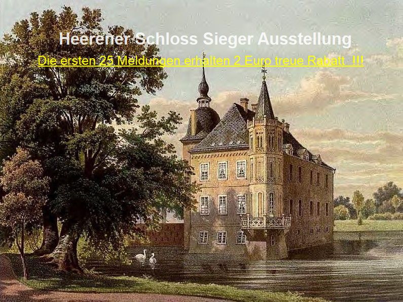 Heerener Schloss Sieger Ausstellung